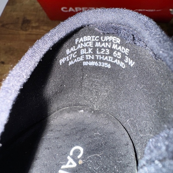 🖤 Capezio Canvas Jazz Shoes Youth 3W Black – Dance, Ballet, Theater 💃🏻 - Picture 3 of 6